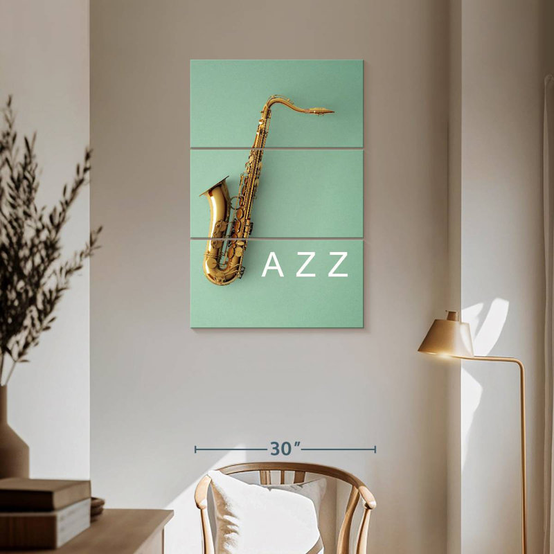 Abarca Jazz Saxophone, 57" H x 36" W