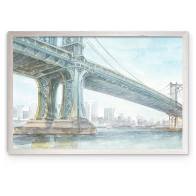 « emblématique aquarelle bridge iv » par paul cezanne-cadre photo, reproduction d’art