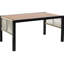 Fer d'extérieur avec table Ustyle. Imperméable, antirouille. Usure - Pe. Cadre. Pour la cour, la terrasse, l'extérieur. Facile à assembler. Gris choix d'eau, rouille Fabrication fine et robuste. Assemblage.-121117969