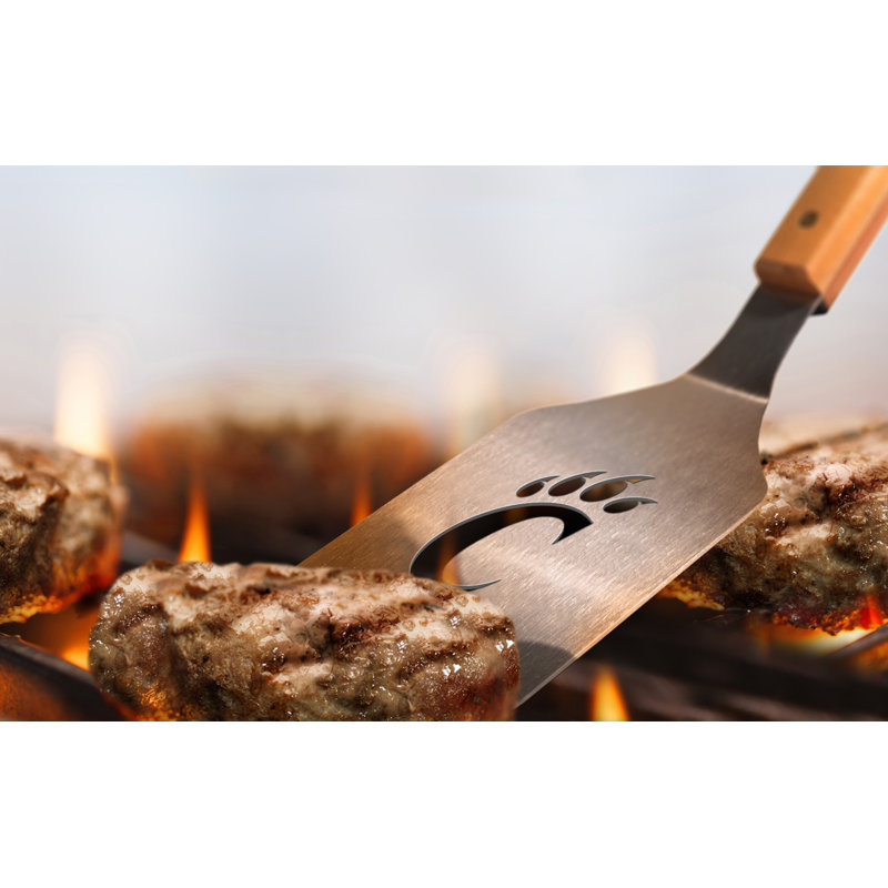 Dishwasher Safe Grilling Tool Set, Wood, University of Cincinnati