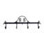 Kierra 4 - Hook Wall Mounted Coat Rack