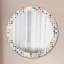 Huldar Glass Flat Wall Mirror