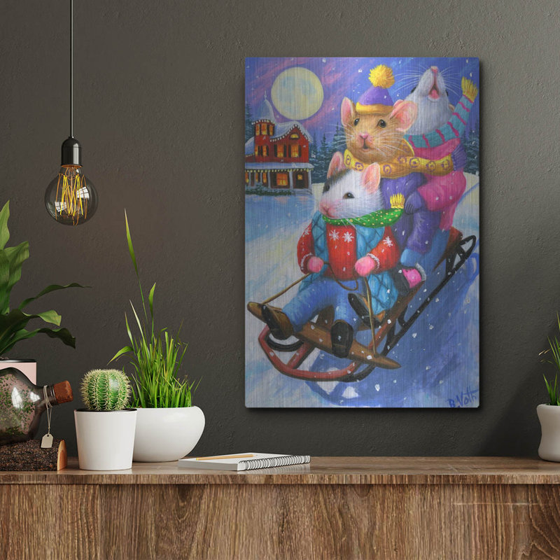 "Wheeeee3" par Bridget Voth, H 16 po x l 12 po