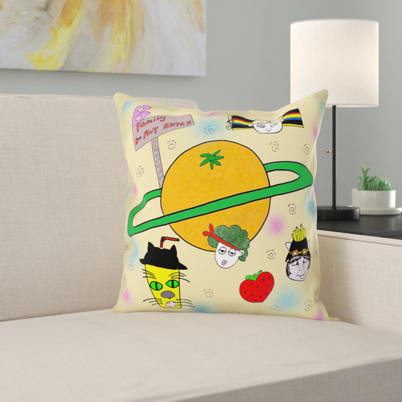 Damien Square Throw Cushion, 58 x 58cm