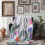 Couverture florale en sherpa de qualité supérieure Springtime-97674884
