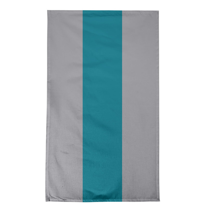 Torchon Football, Cotton Blend, Grey/Teal/Grey Basketball