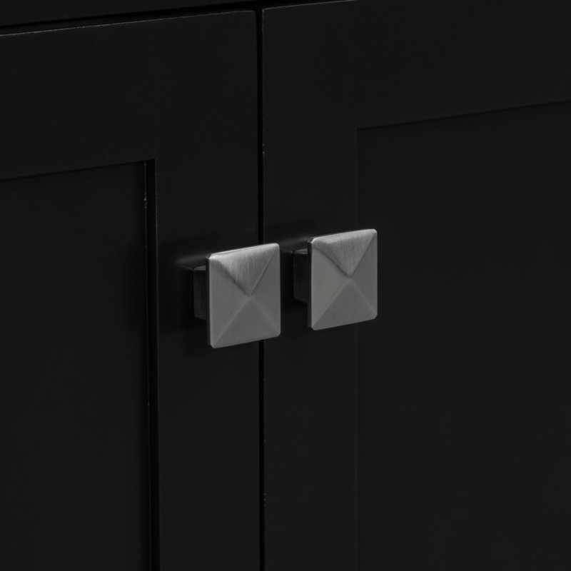 Meuble-lavabo de 30 po avec lavabo en céramique, armoire de salle de bain simple moderne avec 2 portes et une tablette, portes à fermeture douce