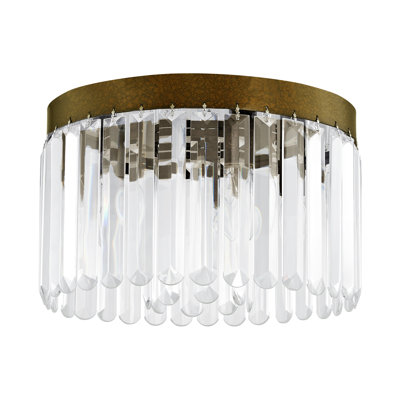 Plafonnier encastré 4 lumières 13,25 po Caroline