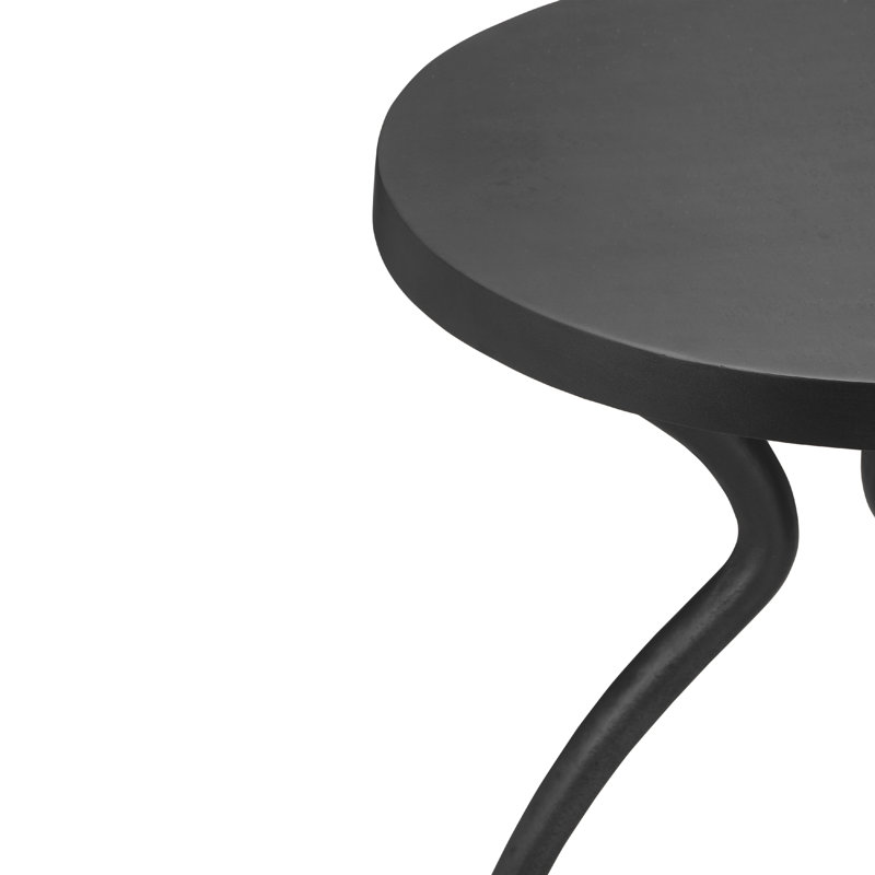 Elements End Table, Antique Zinc