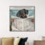 «Occupied Bathroom Doxie - impression d'art graphique-61018901-50963436
