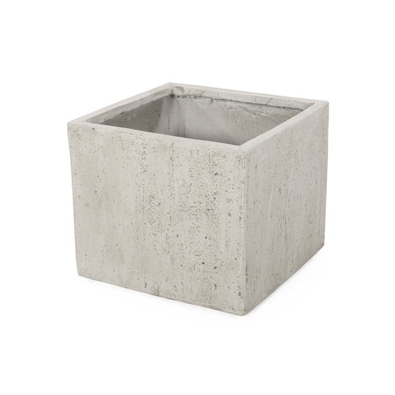 ELLA MGO L 22 Planter Box, White