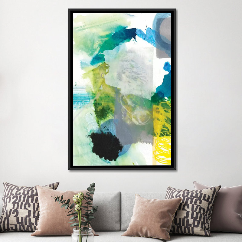 « take off iii », impression sur toile, H 26 po x l 18 po x P 1,5 po, Toile avec cadre noir, Pas de tapis