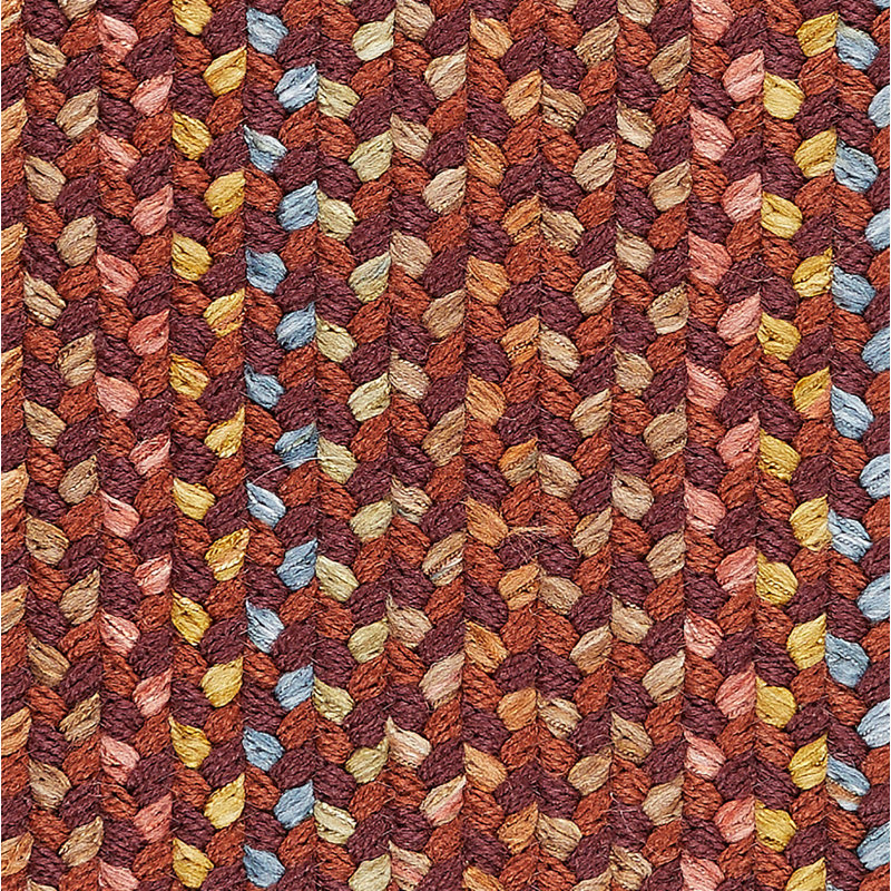 Panier en tissu Bar Harbor, H 8 po x l 10 po x P 10 po, 23 pintes, Rouge/bleu