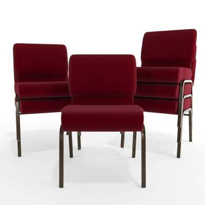 Maevis 21''W Stacking Church Chair