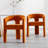 Modern Upholstered Barrel Dining Chairs-95262516