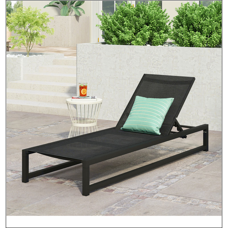 Méridienne VENISE CHAISE, Noir