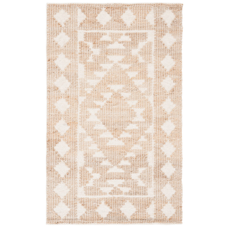 Tyngsborough ivoire / naturel Kolton Soutwestern, Rectangle 3' x 5'