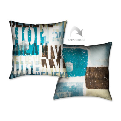 Live the Dream II Throw Pillow