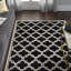 Tapis géométrique anthracite / ivoire Ammundsen-1500924743