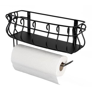 Home Basics Scroll Collection Steel Wall Mounted Paper Towel Holder -  Wayfair Canada