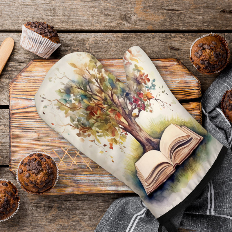 Tree Tales Oven Mitt Cotton Twill