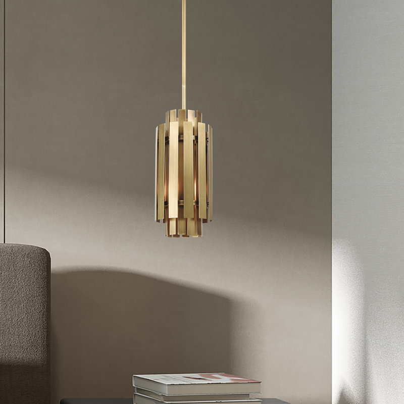 Luminaire suspendu cylindrique à 1 lumière Greenwich