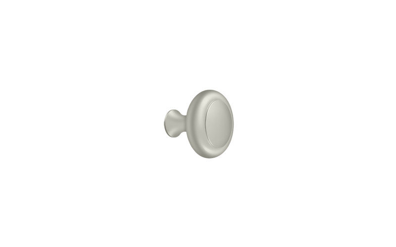 Mushroom Knob, Brushed Nickel