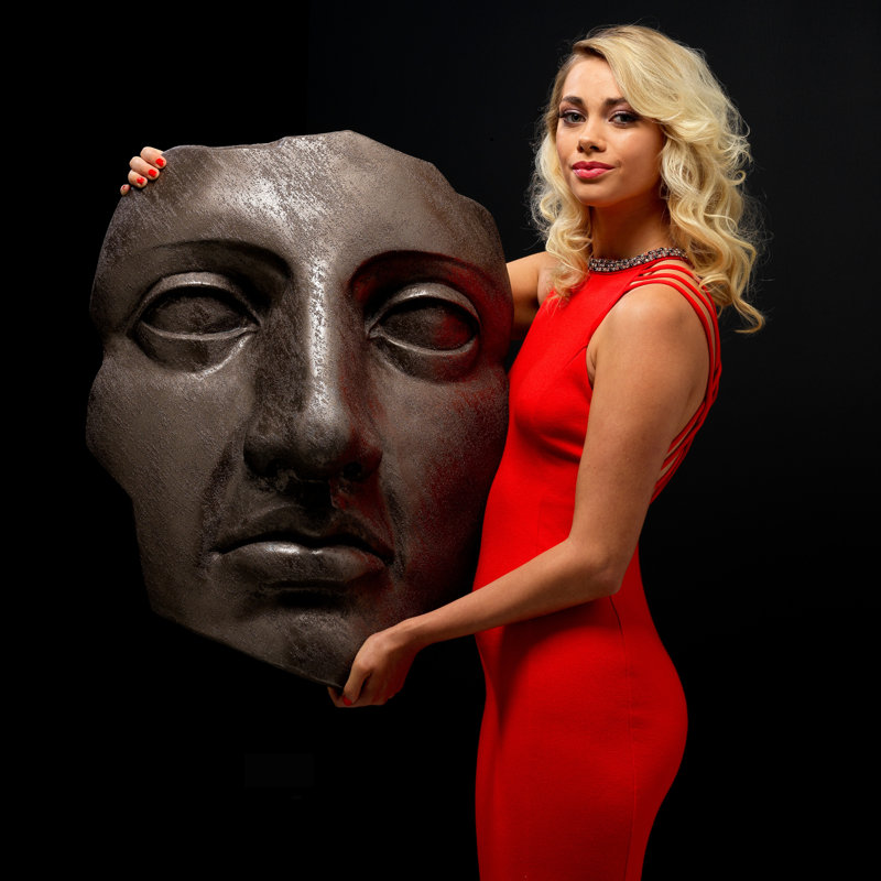 Handmade Modern People Wall Decor on Stone