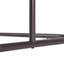 Tringle de douche ovale à fixation murale en aluminium avec support de plafond pour baignoire autoportante sur pieds Utopia Alley-69959842