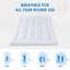 Plush Down Alternative Mattress Topper, Pillow Top Mattress Pad With Elastic Straps, Oeko-tex® Certified-1888326285