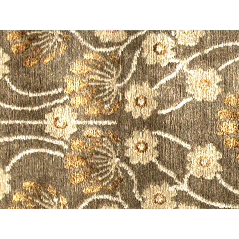 Hand Knotted Area Rug in Fawn