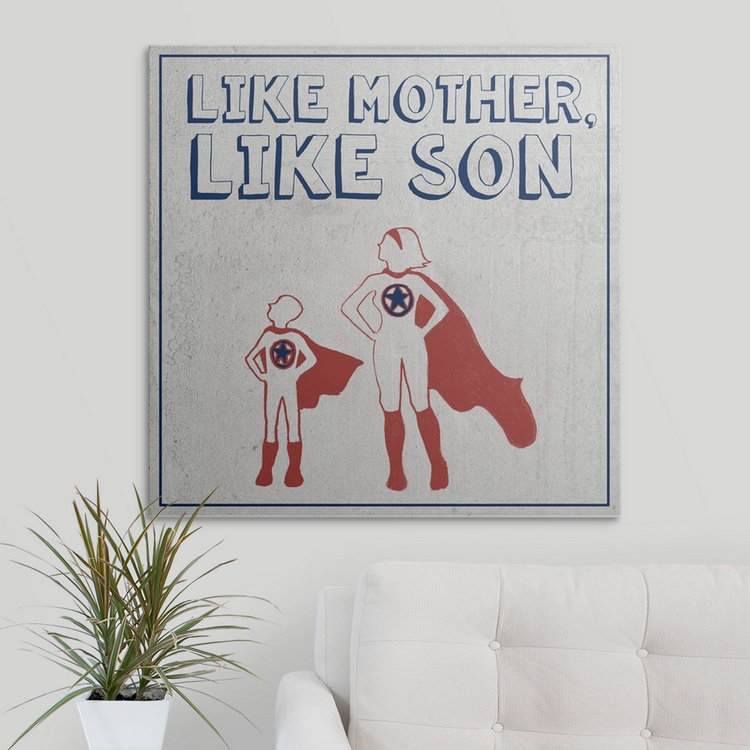 « ii », art textuel dépilé Little Hero, H 35 po x l 35 po x P 1,5 po, Toile