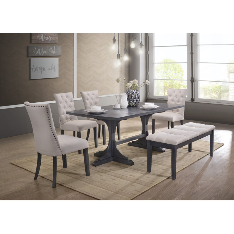 Chaise de salle à manger rembourrée Russellville