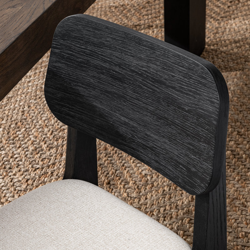 Deaven Upholstered Solid Wood Dining Chair