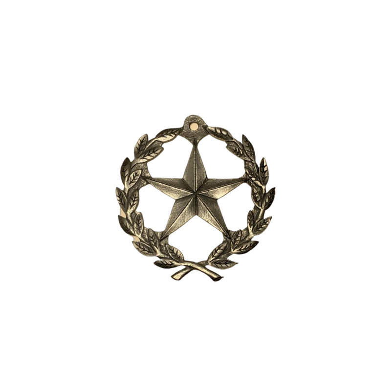 Carillon éolien - Longhorn 36 po / étoile - tube or rose, Argent