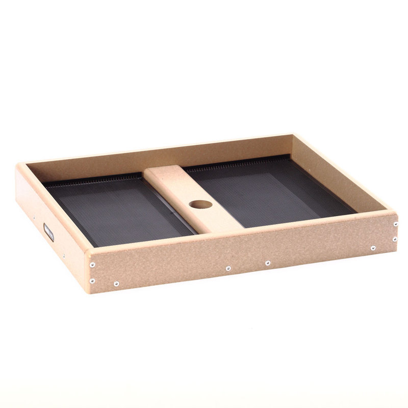 Weather Resistant Pole Tray Bird Feeder