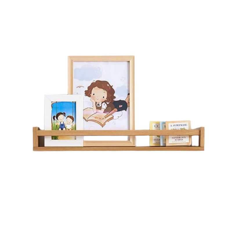 Wood Wall Organizer with Wall Baskets