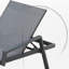 Chaise longue d'extérieur réglable Premium