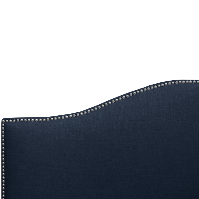  Upholstered Panel Headboard, California King, Classic Chocolate Velvet