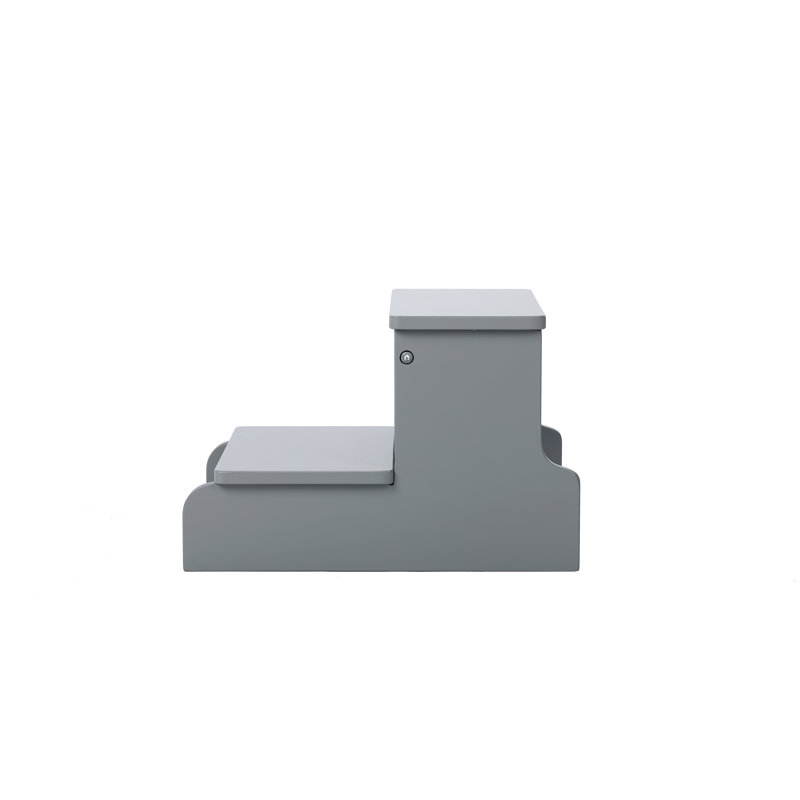 Marchepied en bois Nagel, gris