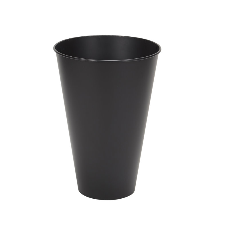 Trees Metal Pot Planter, Black, 24"H x 16.5"W x 16.5"D