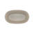 51'' Freestanding Orange Solid - Surface Soaker Tub With Overflow, Slow Heat Dissipation, Easy Installation Soaking Bathtub, To Stains, Comfortable Bathing