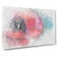 Eye of a Red Poppy Flower in Abstract - Wrapped Canvas-55317447