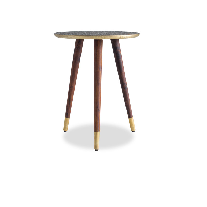 Caylor End Table, Brass