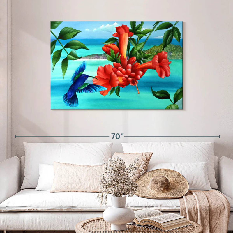 Exotic Afternoon Delight, 30" H x 45" W