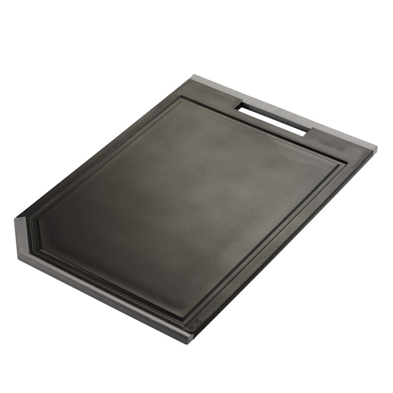 Black Rectangular Plastic Cutting Board Set with Knife and Shredder Claws