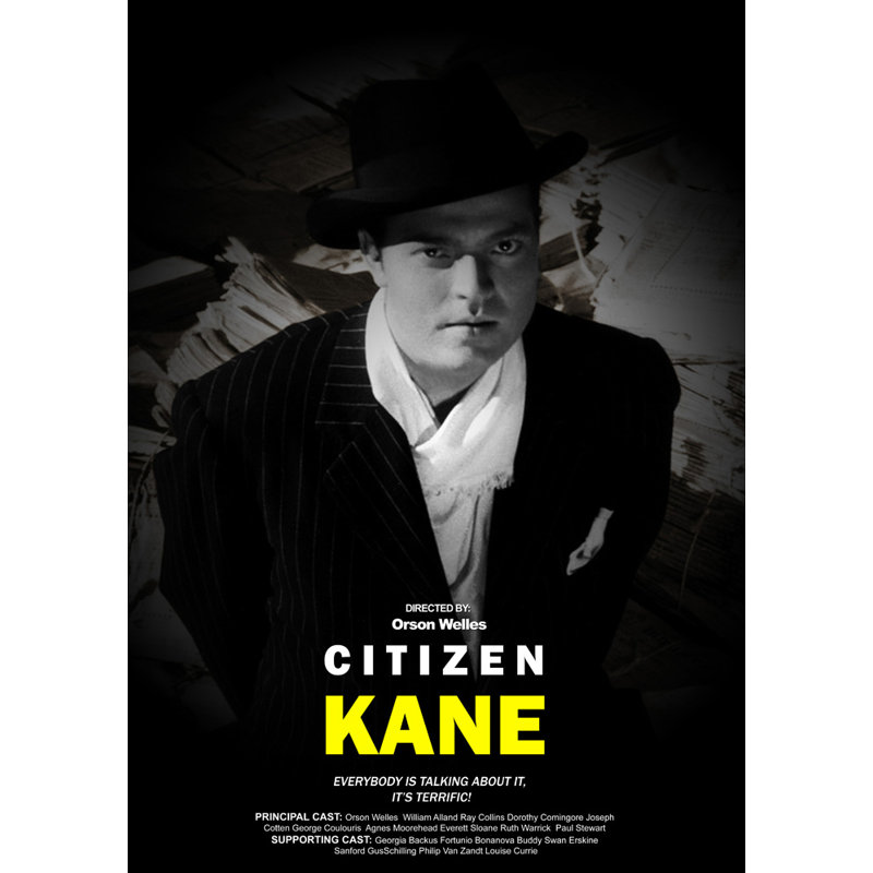 Citoyen Kane, H 24 po x l 17 po