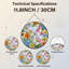 Panneau de vitrail de jardin 12 "H 12"-1358776586
