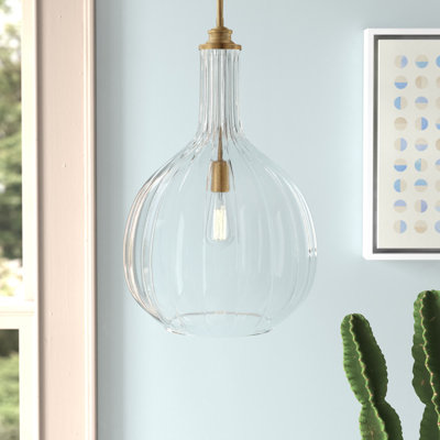 Brandon 1-Light Hubbs in Warm Brass