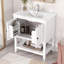 Meuble-lavabo moderne avec lavabo en céramique